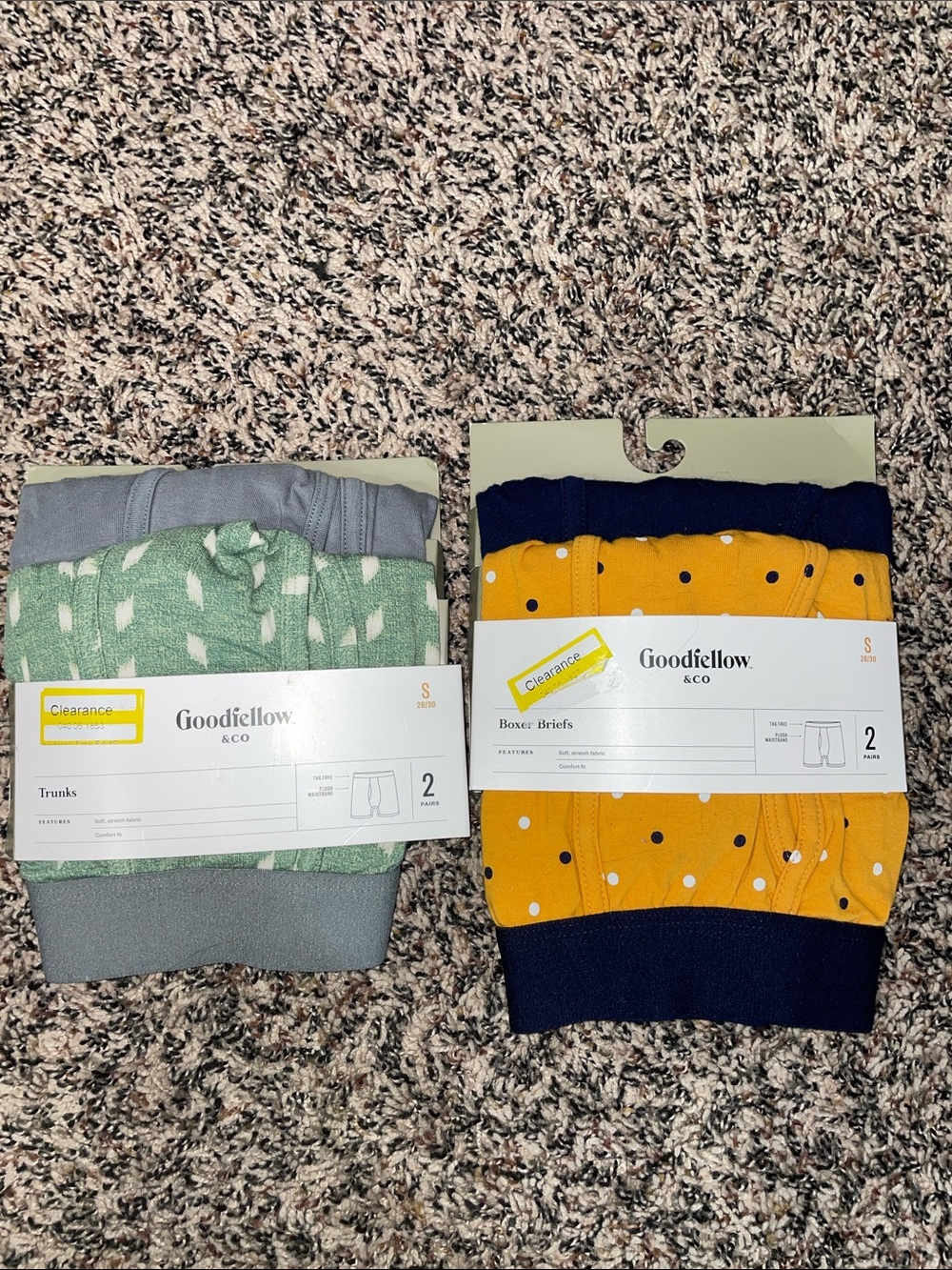 Goodfellow & Co. Men’s Boxer Briefs / Trunks Set of 4 Small NWT